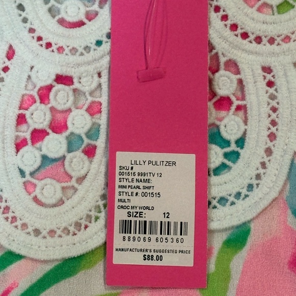 NWT Lilly Pulitzer Sophelia Shift Dress Kids Sz 12 - Picture 4 of 5
